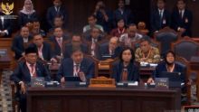 4 menteri Jokowi jadi saksi sidang di MK. Sumber: Tribunnews.com