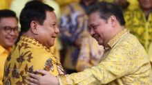 Prabowo Ngobrol 2 Jam Bareng Airlangga di Acara Open House, Bahas Apa?