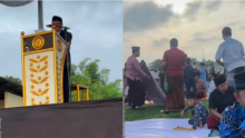 Viral Jamaah Salat Eid Bantul Bubar saat Khatib Khotbah soal Pemilu Curang. (X/Foto)