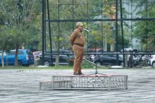 Pimpin Apel Perdana Usai Libur Idul Fitri 1445 H, Ini Pesan Bupati Alfedri 