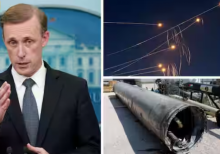 Diplomat top AS Jake Sullivan, visual serangan terhadap Israel dan rudal balistik Iran /Reuters