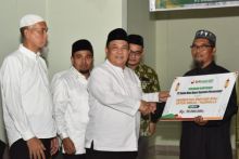Penyerahan CSR BRK Syariah di Kota Dumai