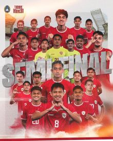 Prediksi Indonesia vs Uzbekistan di Semifinal Piala Asia U-23 2024: Rafael Struick Absen. (X/@Timnasindonesia)