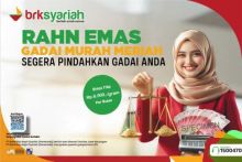 Pembiayaan Gadai Emas BRK Syariah Lebih Murah