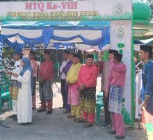 Pelepasan pawai ta'aruf MTQ ke 8 tingkat Desa  di Simpang Ayam