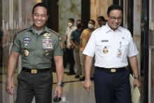 Anies Baswedan dan Andika Perkasa. Sumber: kompas.com