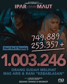Film Ipar Adalah Maut Tembus 1 Juta Penonton di Hari ke-5 Penayangan. (@flickmagazine/X)
