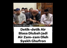 Sosok Syekh Ghufron yang Viral Gegara Bisa Ubah Air Biasa Jadi Air Zam-zam dan Berdalil Bahasa Arab Susah Dimengerti. (X/@@C4k_D3pp)