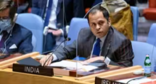 Gambar menunjukkan Misi Tetap India untuk PBB Pratik Mathur /@PratikMathur1-X