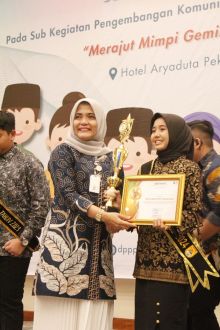 Febriani Siswi SMAN 1 Minas Terpilih Menjadi Duta Anak Riau 2024