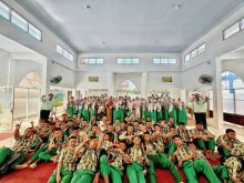 Pelajar mendapat sosialisasi program Kejar dari BRk Syariah