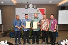 Usai Penandatangan MoU Bupati Lingga dengan Pimpinan BRK Syariah