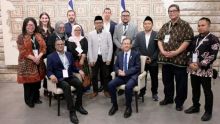 Anggota NU bertemu Presiden Israel Isaac Herzog. Sumber: RM Banten