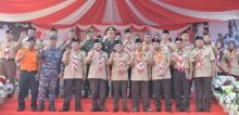 Sekda Ersan Pimpin Upacara Peringatan Hari Pramuka Ke-63 Tahun 2024