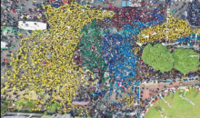 Kawal Revisi UU Pilkada Disahkan DPR, Ratusan Mahasiswa ITB OTW Jakarta. (X/@kompascom)