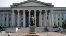 Departemen Keuangan AS di Washington, AS /Reuters
