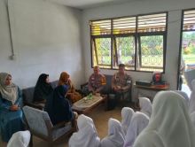 Dalam  Ops Mantap Praja,  SAT BINMAS Polres Rohul Coolling System Bersama Para Guru SMA LPMD 