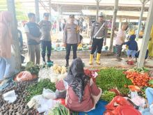 Penting..! Ini Pesan Kapolsek Bonaidarussalam Saat Coolling System Di Pasar Sontang 