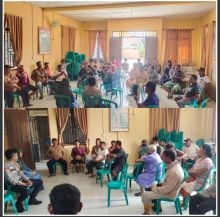 Cooling System Bhabinkamtibmas Polsek Kandis Sambang warga Wujudkan Situasi kondusif jelang Pilkada 2024