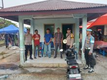 Patroli Dialogis dan Memberikan Himbauan di Pasar Tradisional, Jaga Kamtibmas Jelang Pilkada 2024