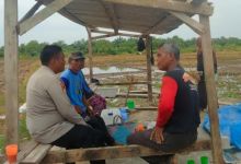 Bersinergi Dengan Warga Kampung Dayang Suri Bripka Widodo Ciptakan Kamtibmas Selama Pilkada 2024