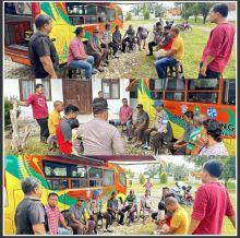 Rutin Gelar Kegiatan Cooling System, Personil Polsek Minas Ajak Masyarakat Minas Dukung Pilkada 2024 Damai