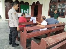 Cooling System Bhabinkamtibmas Polsek Siak di Hari Terakhir Kampanye Ajak Warga Dukung Pilkada Aman Damai 