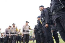 Polda Riau Gelar Apel Persiapan Pengamanan Pilkada Serentak 2024