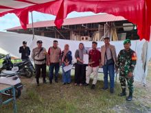 Personel Polsek Mandau Kawal Kotak Suara