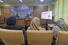 PT Pertamina Hulu Rokan (PHR) bersama mitranya, LPPM Universitas Muhammadiyah Riau saat memberikan sosialisasi dan bimbingan teknis kepada sekolah-sekolah di Riau.