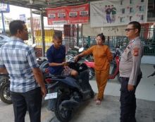 Pasca Pilkada Polsek Kandis Lakukan Cooling Sistem Dengan Patroli Dialogis