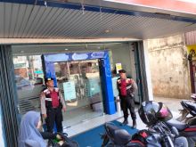 Tingkatkan Keamanan Dan Kewaspadaan Perbankan Pasca Pilkada, Polsek Tualang Berikan Himbauan Kepada Petugas Satpam