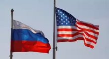 Bendera Rusia dan Amerika Serikat /Reuters