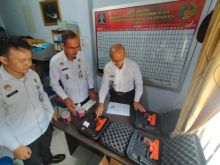 Cek Senjata Api dan Non Senjata Api, Lapas Bengkalis Siap Antisipasi Segala Bentuk Kamtib