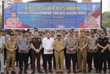 Polres Siak Mengadakan Apel Gelar Pasukan Operasi Keselamatan Lancang Kuning 2025 di Mapolres Siak
