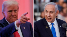Donald Trump, Benjamin Netanyahu /Reuters