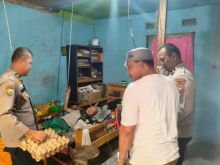 Polsek Tualang Salurkan Bantuan Sembako kepada Warga Sakit, Bentuk Kepedulian Polri terhadap Masyarakat
