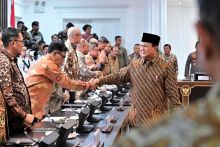 Isu Reshuffle Kabinet Manguat, Kompleks Perumahan Menteri di Jaga dari Awak Media.