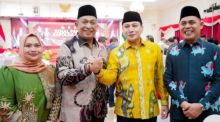 Bupati Kasmarni Hadiri Acara Kenal Pamit Kapolda Riau