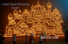 Keindahan Miniatur Lampu Colok di Bengkalis, Pelancong Singapura Terpesona