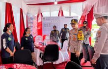 Mastikan Keamanan Selama Ops Ketupat, Kapolres Bengkalis Tinjau Pos