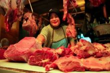 Pedagang daging. Sumber: RRI
