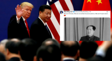 Video Mao Zedong di postingan China terkait perang tarif dengan Donald Trump /net