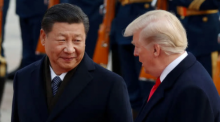 residen China Xi Jinping dan Presiden AS Donald Trump /Reuters