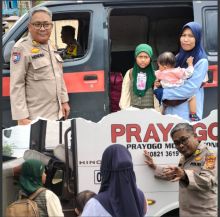 Terlantar di Perawang, Ibu dan Dua Anak Diselamatkan Polisi: Bukti Nyata Kepedulian Tanpa Batas