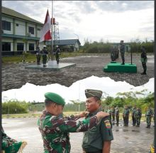 Dandim 0322/Siak Pimpin Upacara Bulanan: Momentum Idul Fitri dan Kenaikan Pangkat Jadi Refleksi Pengabdian