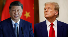 Presiden China Xi Jinping dan Presiden AS Donald Trump /Reuters