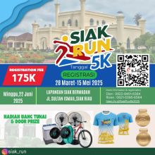Lari di Tengah Sejarah, Wisata di Tengah Lari: Siak Run 2025 Siap Digelar Juni Mendatang”