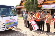 Kapolres Siak Lepas Kontingen Kwarcab 09 Siak Ikuti Jambore Karhutla Riau 2025: Bentuk Karakter Tangguh dan Peduli Lingkungan