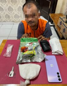 Polres Siak Bongkar Jaringan Narkoba, 217,96 Gram Shabu Disita, Seorang Bandar Dibekuk